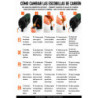 Compatibles frente a originales: Escobillas de carbon para 9586E - (6x9x11) - (55)