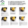 escobillas de carbon para BOSCH 1021VSR - (5x8x16) - (579)